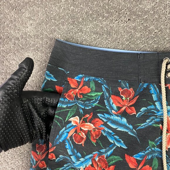 Fair Harbor The Nautilus Board Shorts Men's 38 Floral Tropical Swim Trunks - Picture 4 of 13